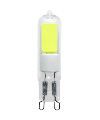 360° Beam Angle 2W G9 LED Bulb 3000K Warm Light Source for Blister Card Packaging and 220V Voltage
