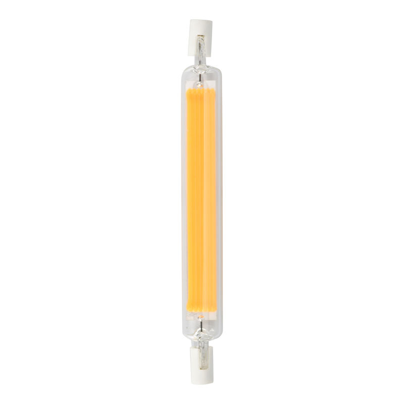 Transparent Glass R7S 7.6W LED BULB with Full Glass Appearance and High Luminous Flux
